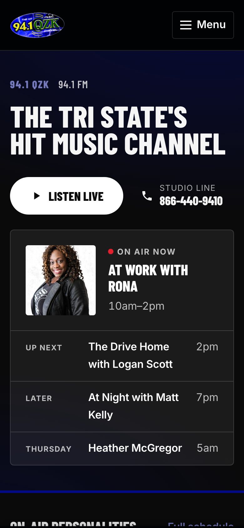 94.1 QZK — phone