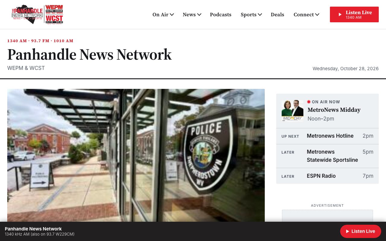 Panhandle News Network — desktop